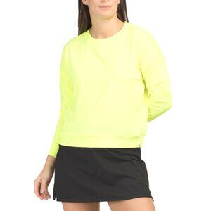 LUCKY IN LOVE Neon Yellow Hype Long Sleeve Top